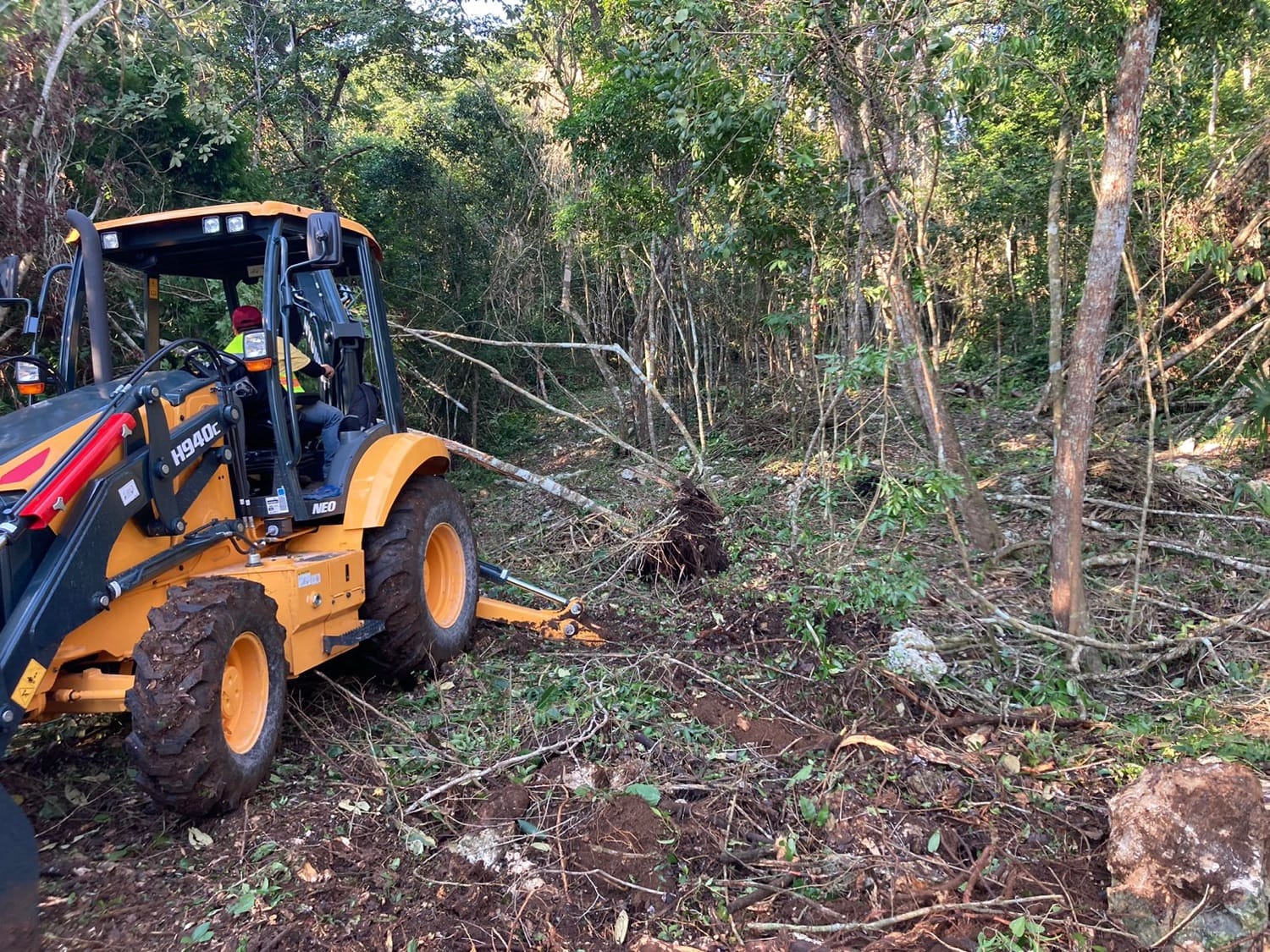 Earthworks underway